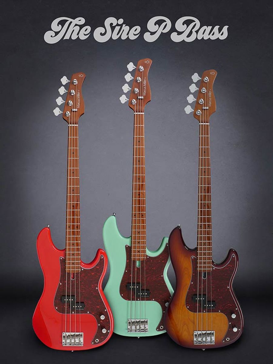 Sire P5 A4/DRD Marcus Miller alder 4-string passive bass guitar dakota red