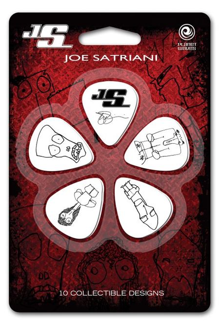 Hovedbilde D'Addario 1CWH4-10JS Joe Satriani Pick Set Medium ...