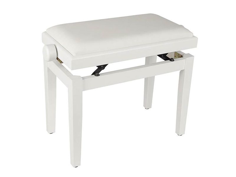 Boston PB1-3540 Regulerbar Pianokrakk Hvit Matt