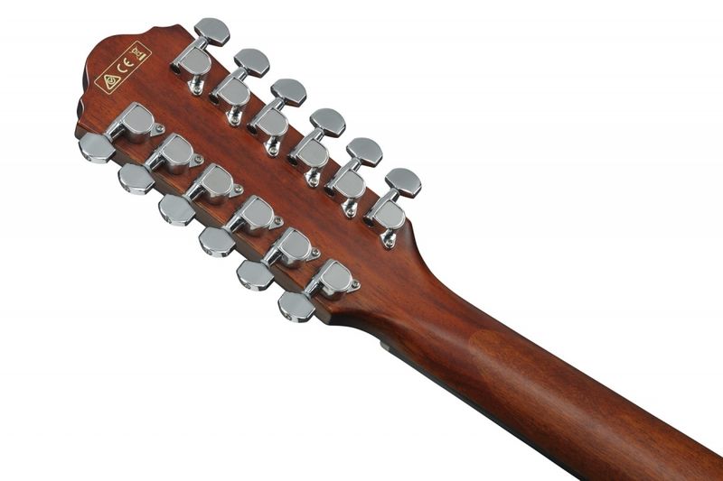 Ibanez AEG5012-BKH Black High Gloss 12-strengsgitar