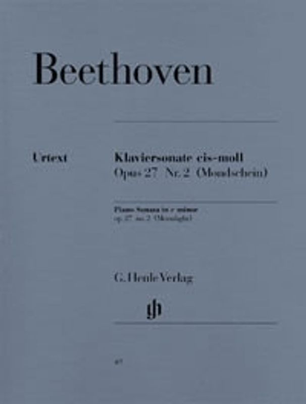 Piano Sonata no. 14 c sharp minor op. 27 no. 2 (Moonlight) by Lu