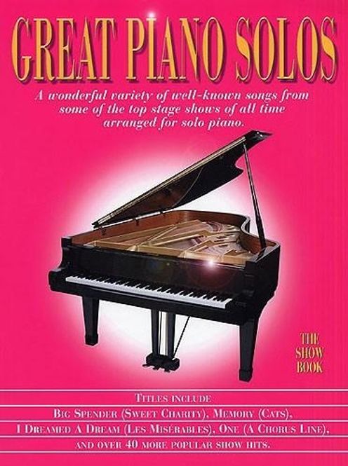 Hovedbilde Great Piano Solos - The Show Book