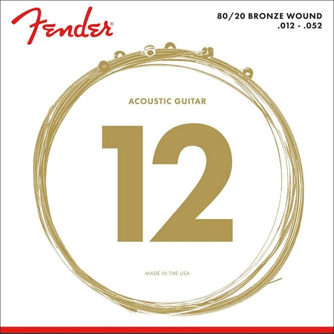 Hovedbilde Fender 80/20 Bronze Light 012-052