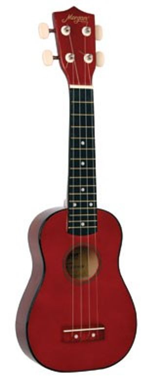 Morgan UK S 100 Rød Sopran Ukulele