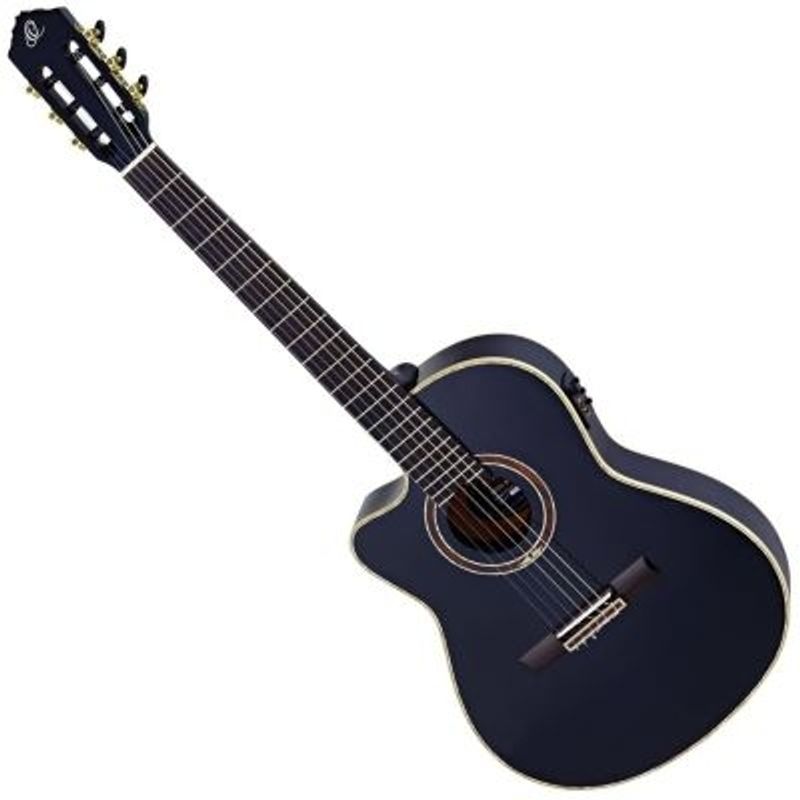 Ortega RCE138-T4BK-L Left-Handed Black m/bag