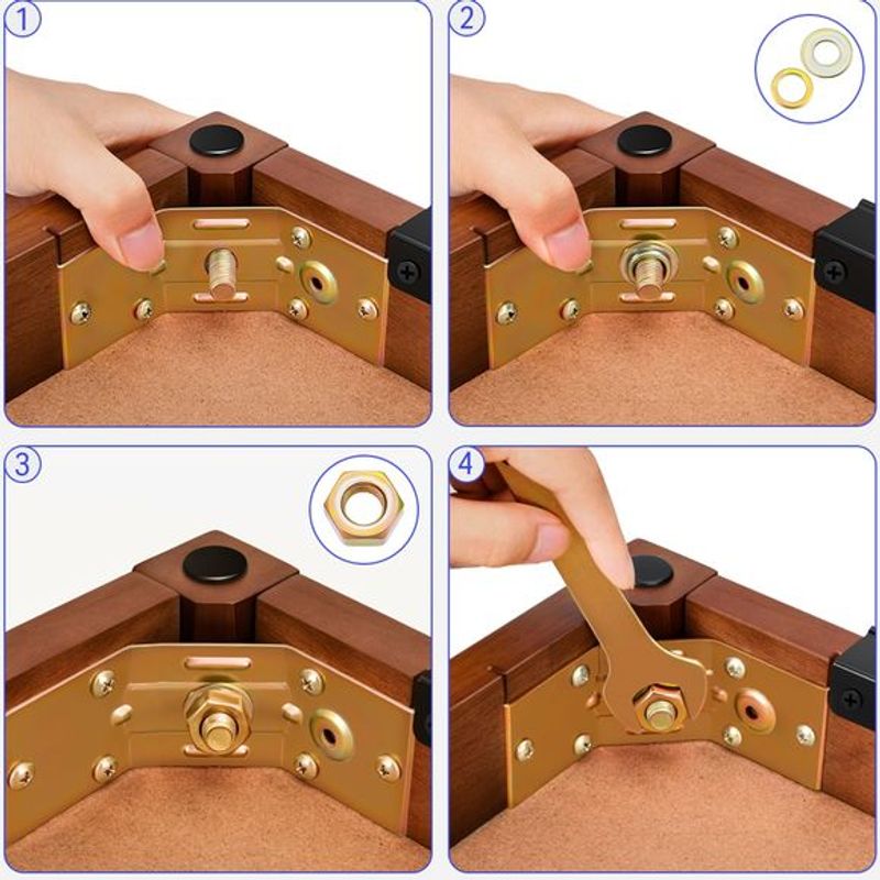 Donner DKB-10 pianokrakk brown 