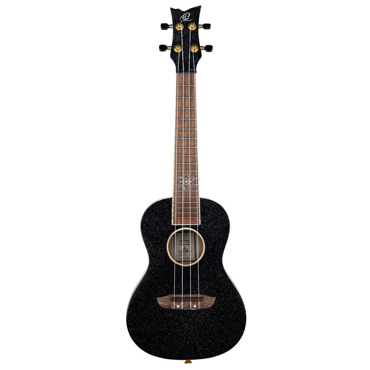 Ortega RUEL-MBK Konsert Ukulele Svart m/bag