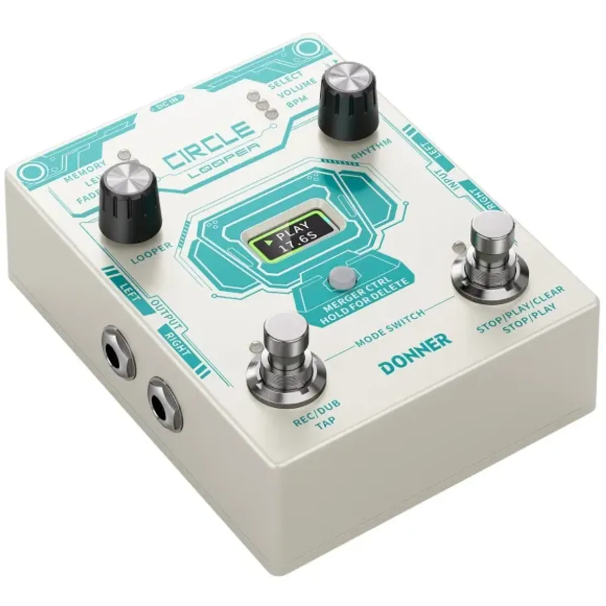 Donner Circle Looper gitar-pedal