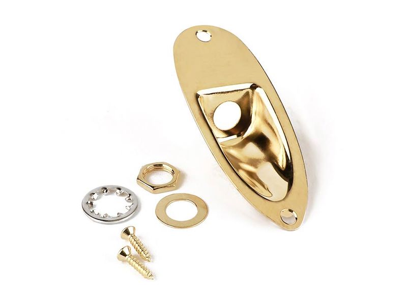  Fender Genuine Replacement Stratocaster Recessed Jackplate Gull