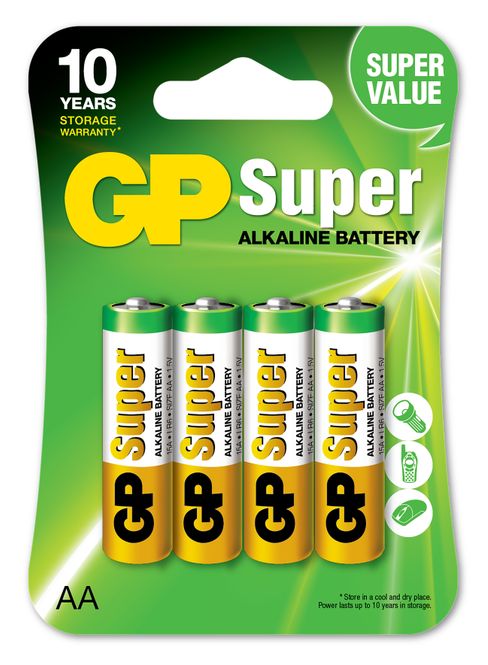 Hovedbilde GP Batteries LR6/AA 4-Pack