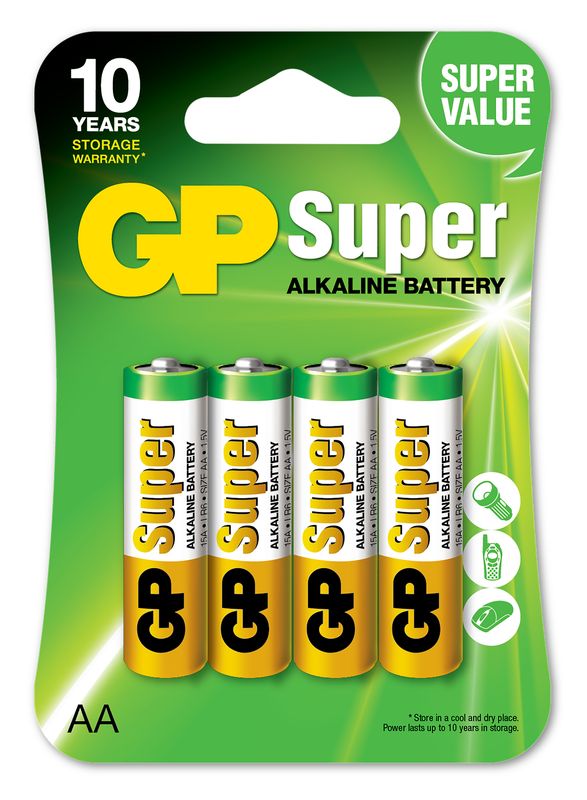 GP Batteries LR6/AA 4-Pack