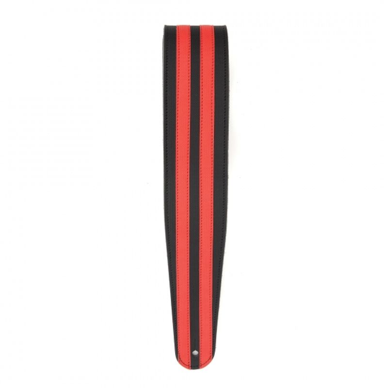 D'Addario L25W1400 Axelband Läder 64 mm Läder-Race BK W/R
