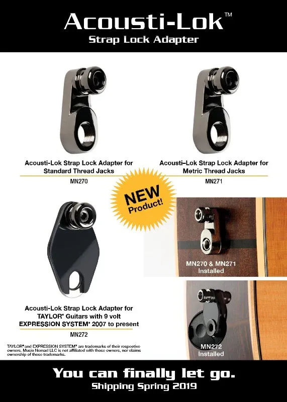 MusicNomad MN272- Acoustilok Taylor Expression