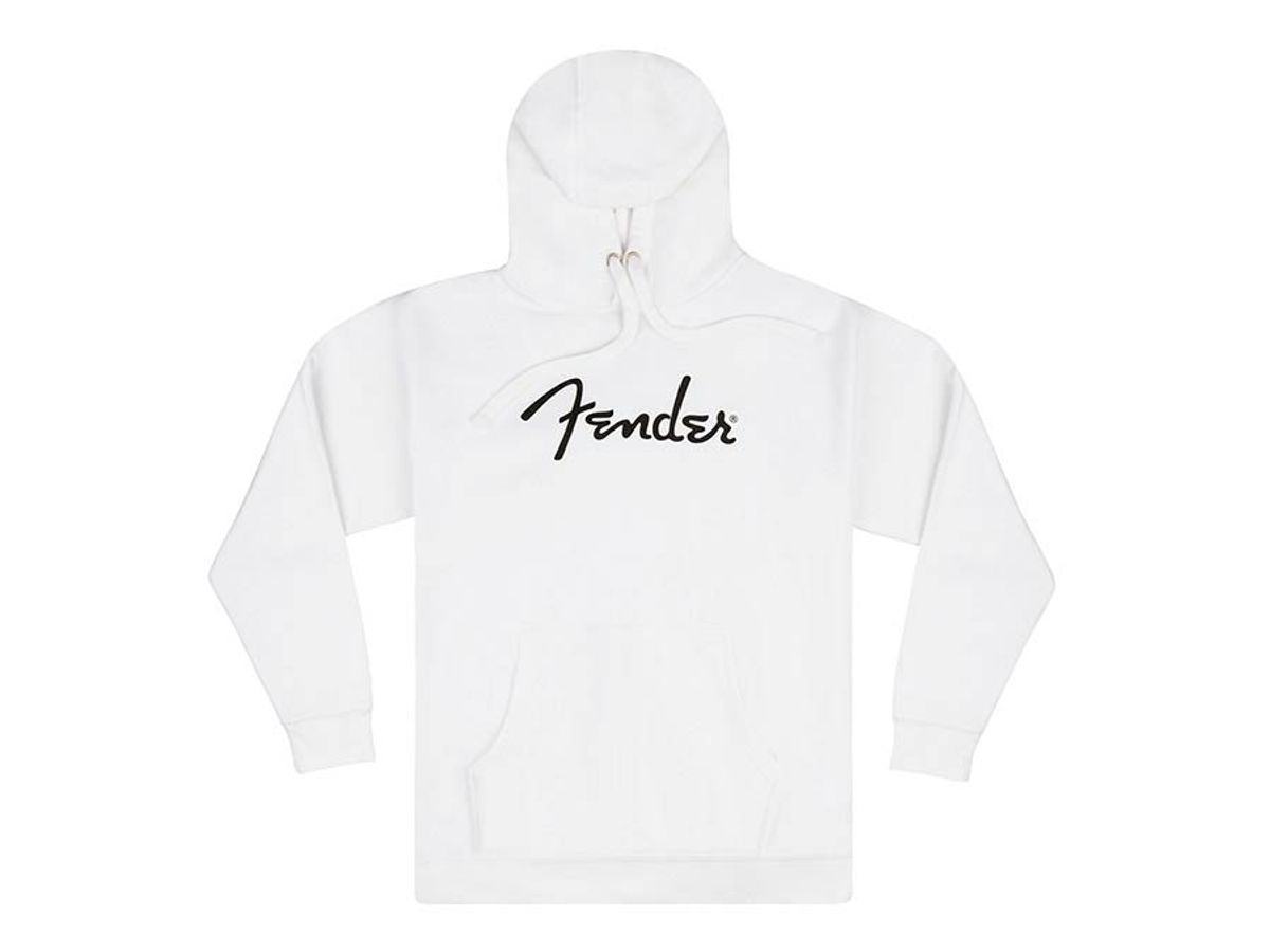 Fender  spaghetti logo hoodie, olympic white, S