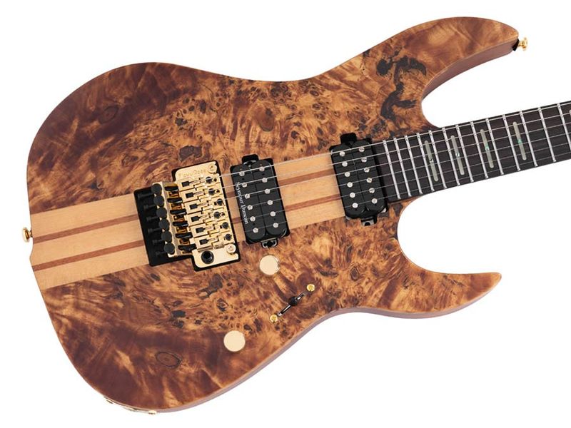 Sire X10/NTS Larry Carlton alder + poplar burl neck-through electric guitar