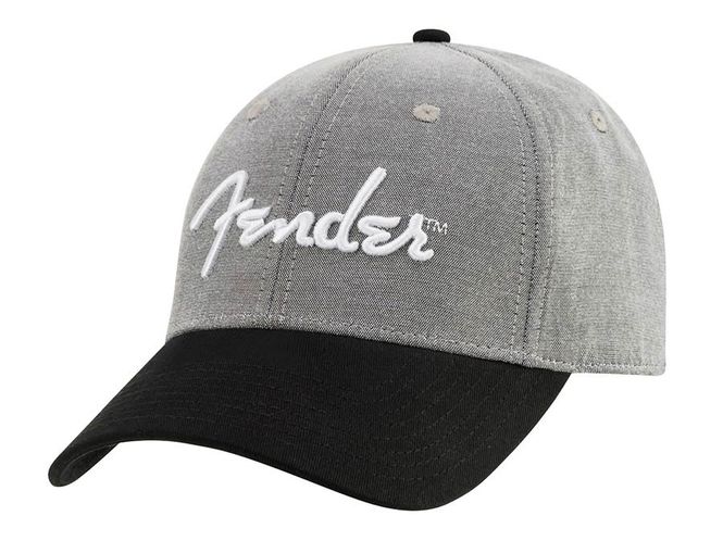 Hovedbilde Fender Caps Hipster dad hat grå og svart