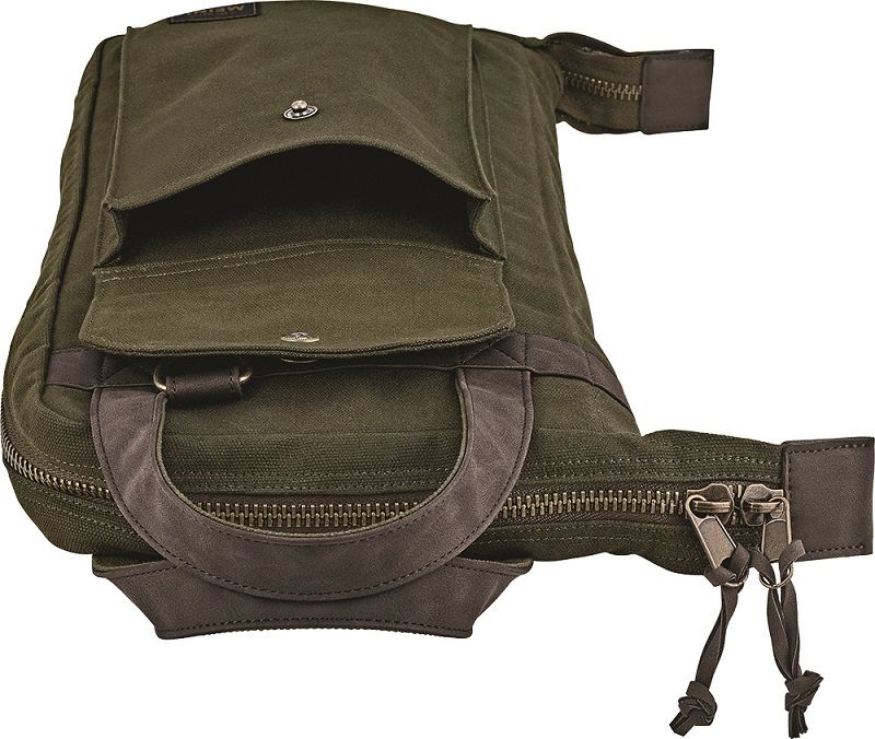Meinl Percussion MWSGR Waxed Canvas Stickbag, Forest Green, MWSG