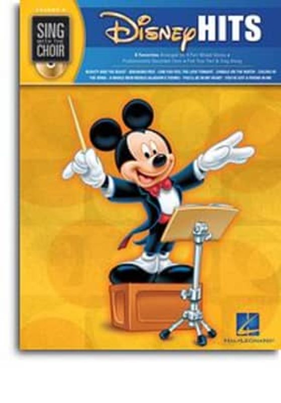 Sing With The Choir Vol.8: Disney Hits (Book & CD) (SATB)
