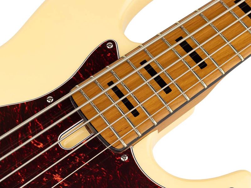 Sire V5 A5/VWH Marcus Miller alder 5-string passive bass guitar vintage white