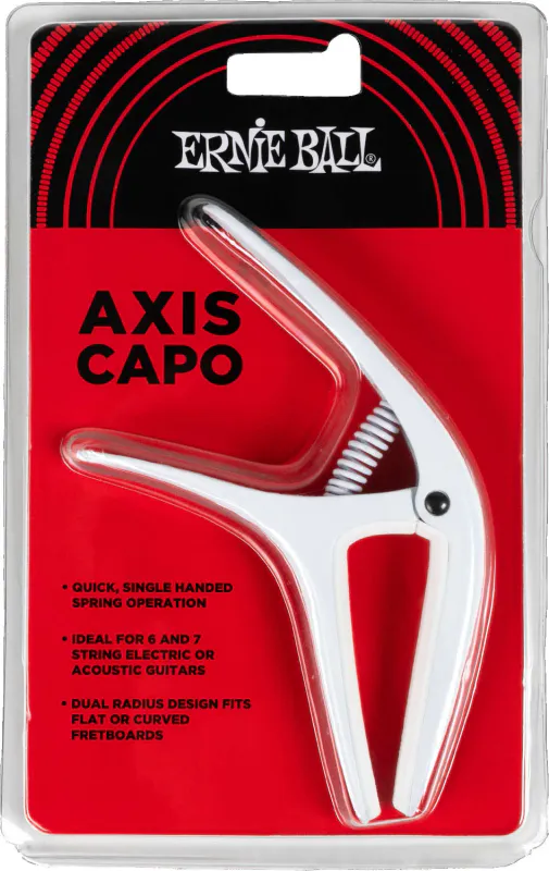 Ernie Ball 9616 Axis Capo White