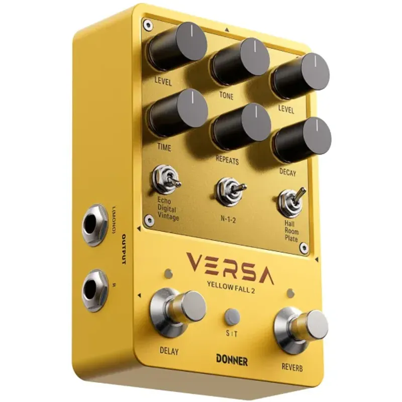 Donner Versa Yellow Fall 2 gitar-effekt-pedal