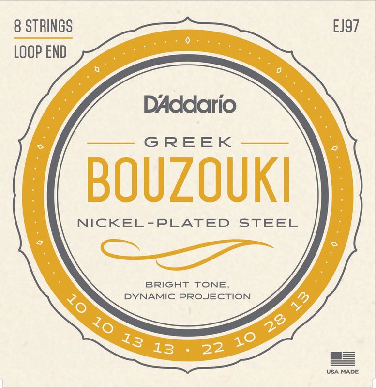 Daddario Fretted EJ97 Greek Bouzouki
