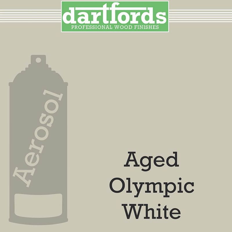 Dartfords FS5109 Nitrocellulose Paint Aged Olympic White - 400ml aerosol
