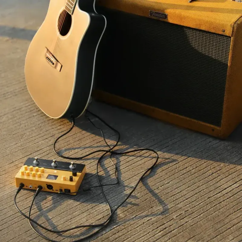 Donner APL akustisk gitar-multieffekt-pedalboard